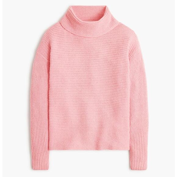 J. Crew Factory Sweaters - J.Crew Factory Cowl neck Sweater Chunky Knit Pink Women's XL NEW